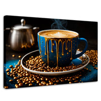 Cuadros Decorativos Canvas Revolution | Cafe Azul Celestial | Rectangular | Portada