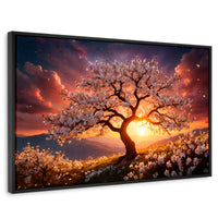 Cuadros Decorativos Canvas Revolution | Calido Resplandor | Rectangular | Portada | Marco Negro