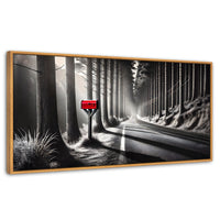 Cuadros Decorativos Canvas Revolution | Carta Al Viento | Panoramico | Portada | Marco Negro