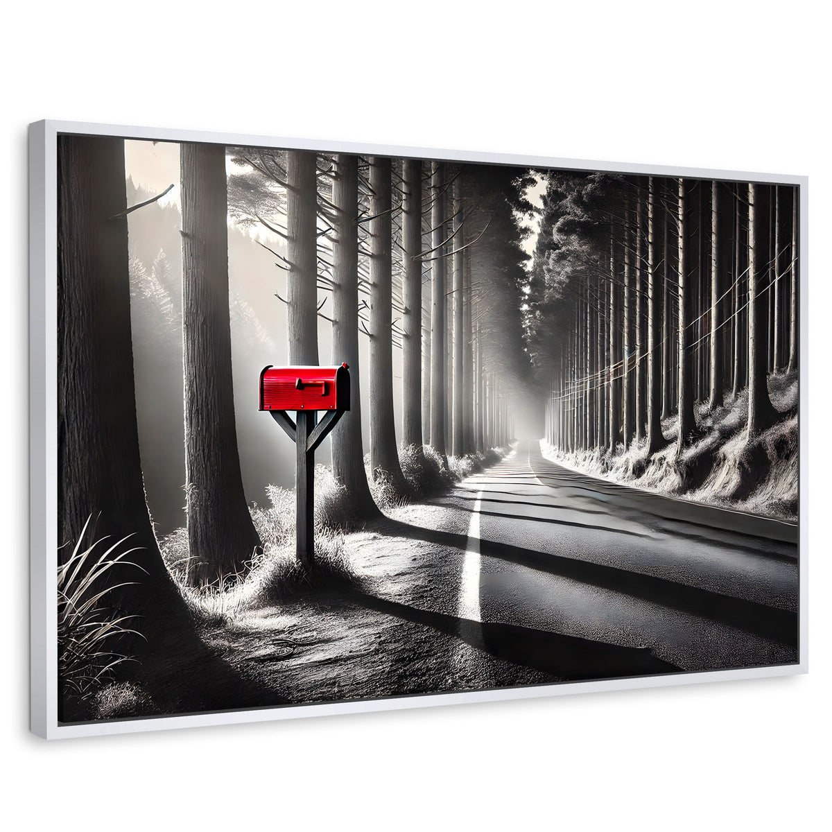 Cuadros Decorativos Canvas Revolution | Carta Al Viento | Rectangular | Portada | Marco Blanco