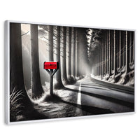 Cuadros Decorativos Canvas Revolution | Carta Al Viento | Rectangular | Portada | Marco Blanco