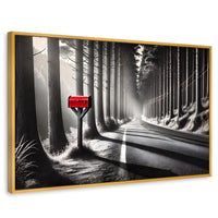 Cuadros Decorativos Canvas Revolution | Carta Al Viento | Rectangular | Portada | Marco Dorado