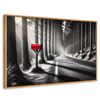Cuadros Decorativos Canvas Revolution | Carta Al Viento | Rectangular | Portada | Marco Madera