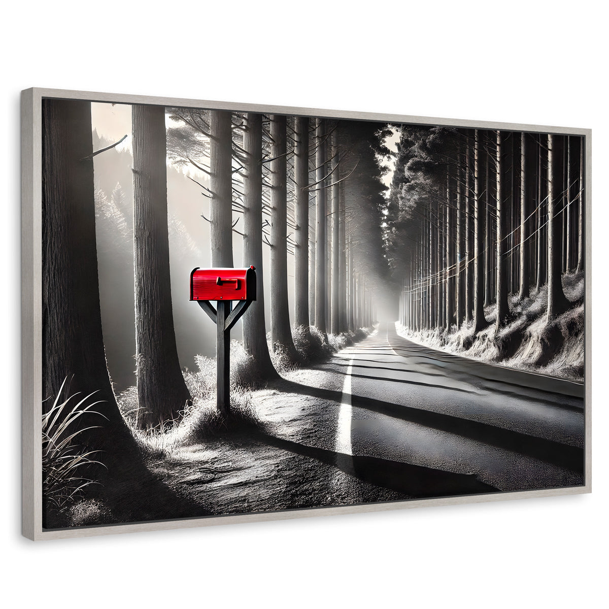 Cuadros Decorativos Canvas Revolution | Carta Al Viento | Rectangular | Portada | Marco Plateado
