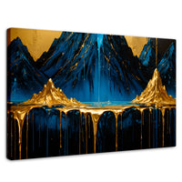 Cuadros Decorativos Canvas Revolution | Cascadas Doradas | Rectangular | Portada | Marco SinMarco