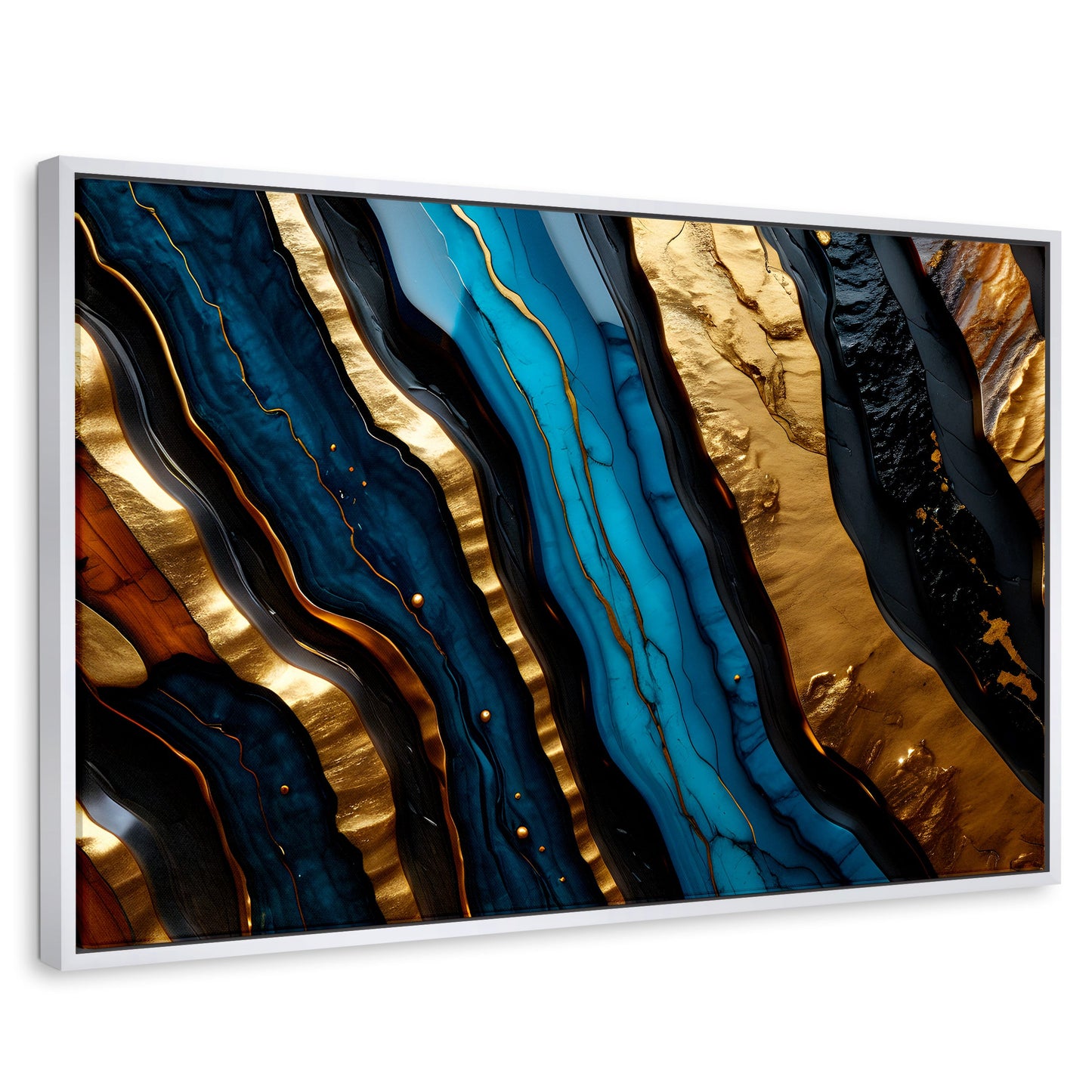 Cuadros Decorativos Canvas Revolution | Cascadas Turquezas | Rectangular | Portada