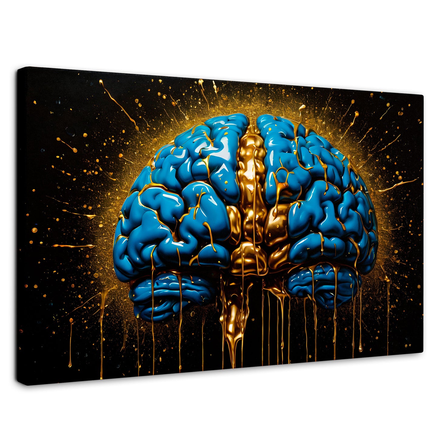 Cuadros Decorativos Canvas Revolution | Cerebro Luminoso | Rectangular | Portada | Marco SinMarco