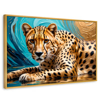 Cuadros Decorativos Canvas Revolution | Chita Majestuosa | Rectangular | Portada | Marco Dorado