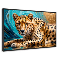 Cuadros Decorativos Canvas Revolution | Chita Majestuosa | Rectangular | Portada | Marco Negro