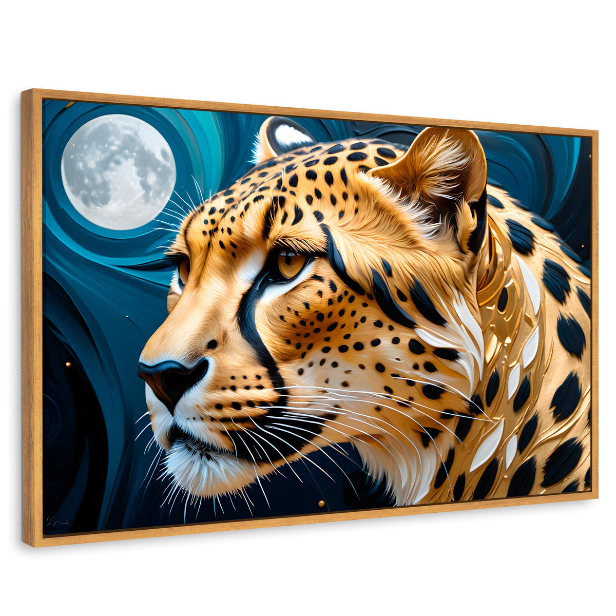 Cuadros Decorativos Canvas Revolution | Chita Real Luna | Rectangular | Portada | Marco Madera