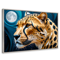 Cuadros Decorativos Canvas Revolution | Chita Real Luna | Rectangular | Portada | Marco Plateado