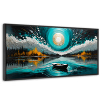 Cuadros Decorativos Canvas Revolution | Cielo En El Lago | Panoramico | Portada