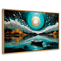Cuadros Decorativos Canvas Revolution | Cielo En El Lago | Rectangular | Portada