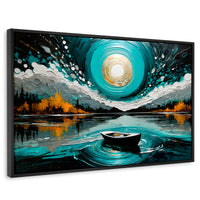 Cuadros Decorativos Canvas Revolution | Cielo En El Lago | Rectangular | Portada