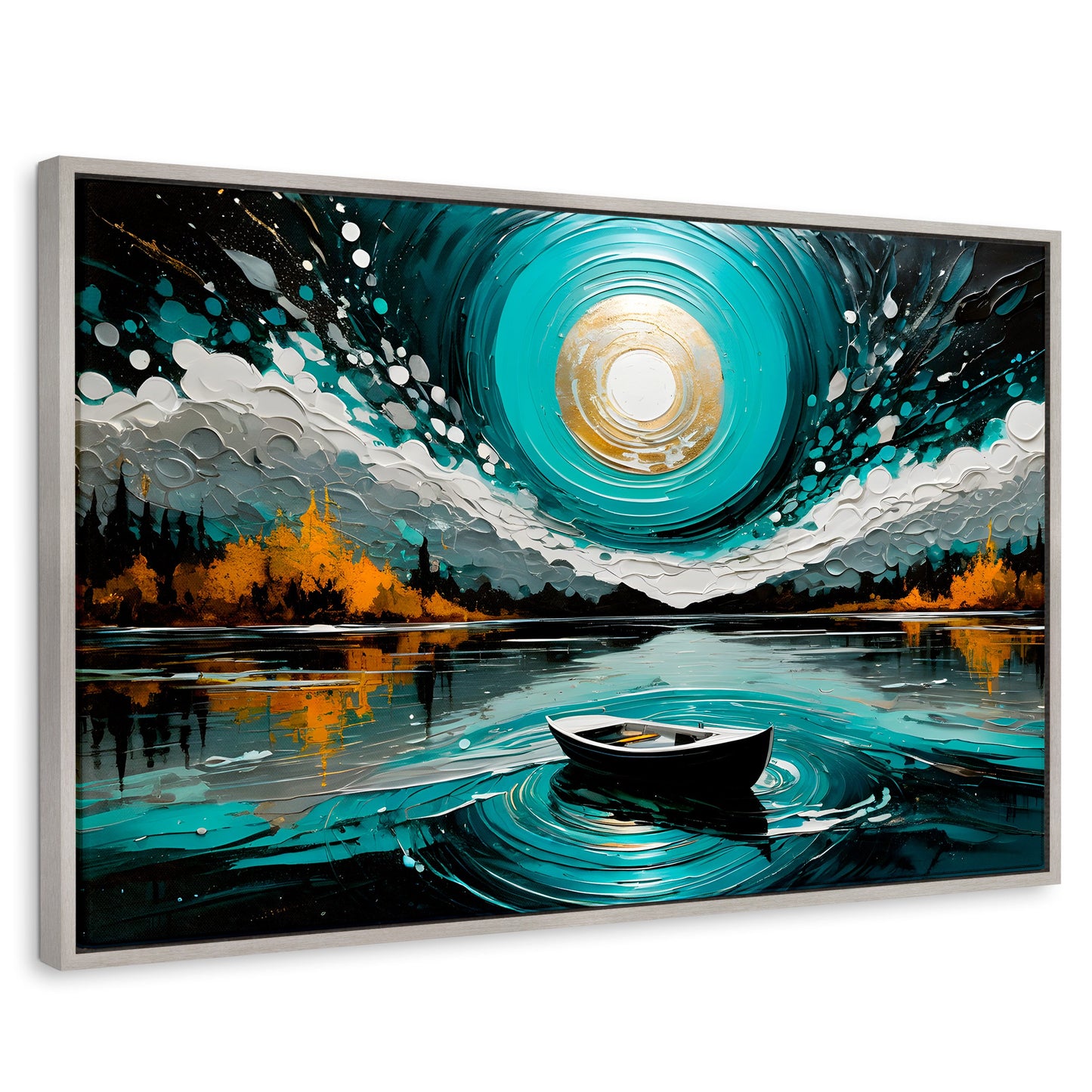 Cuadros Decorativos Canvas Revolution | Cielo En El Lago | Rectangular | Portada