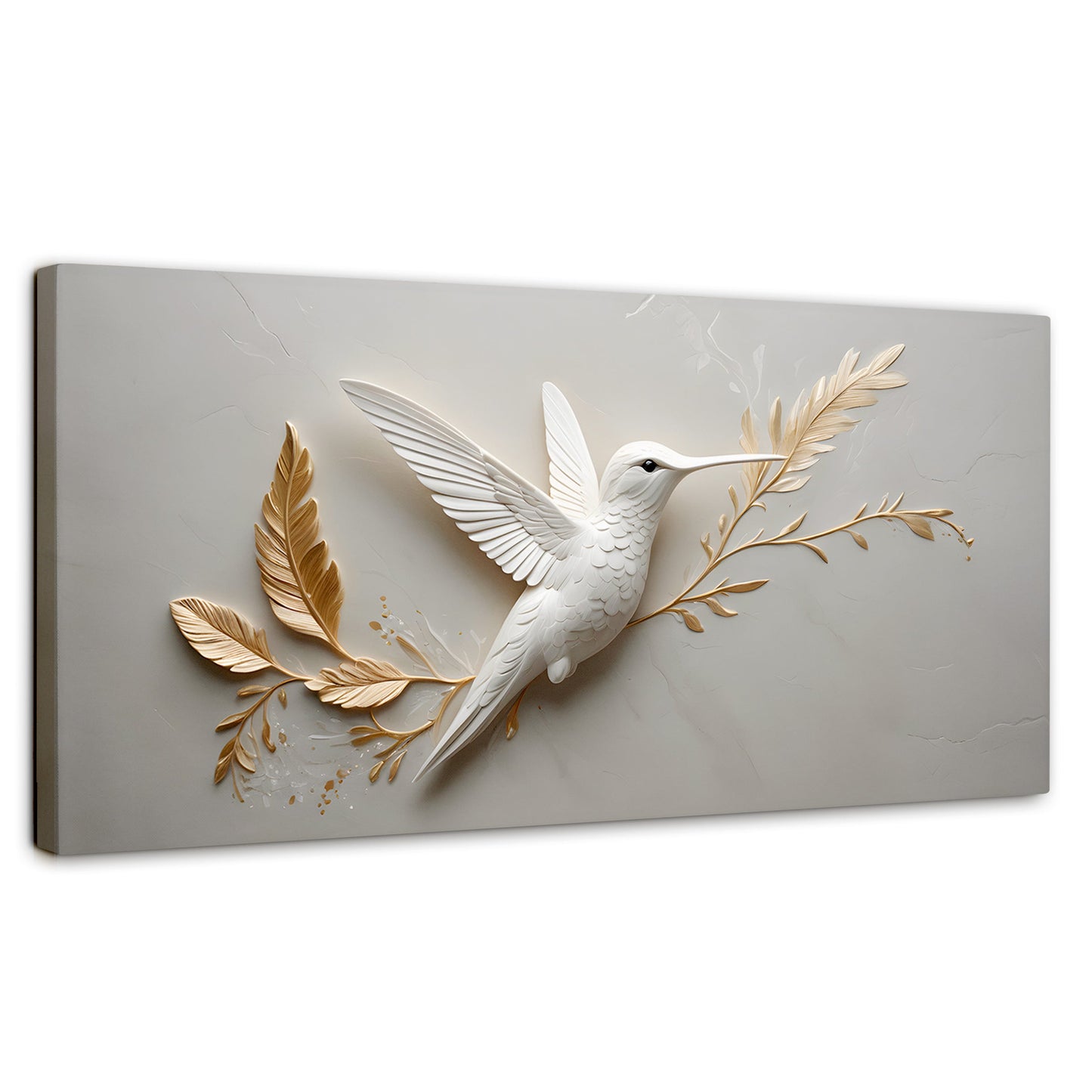 Cuadros Decorativos Canvas Revolution | Colibri Armonioso | Panoramico | Portada | Marco SinMarco