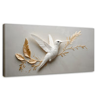 Cuadros Decorativos Canvas Revolution | Colibri Armonioso | Panoramico | Portada | Marco SinMarco