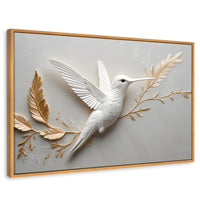 Cuadros Decorativos Canvas Revolution | Colibri Armonioso | Rectangular | Portada | Marco Madera