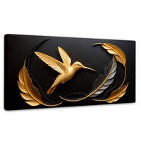 Cuadros Decorativos Canvas Revolution | Colibri Brillante | Panoramico | Portada | Marco SinMarco