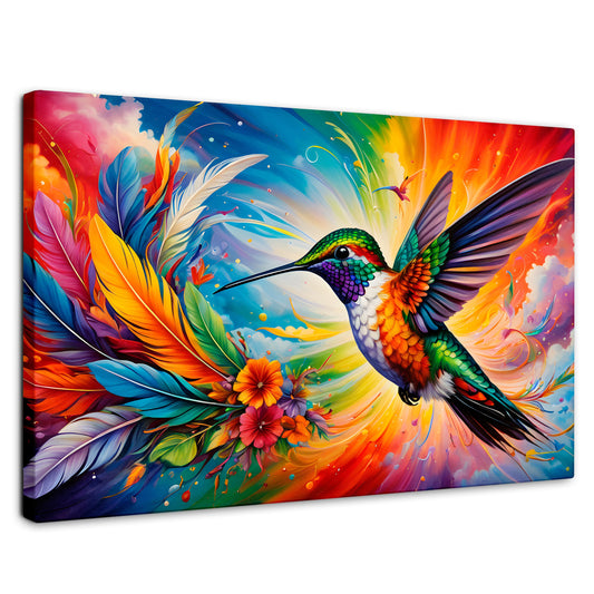 Cuadros Decorativos Canvas Revolution | Colibri Celestial | Rectangular | Portada | Marco SinMarco