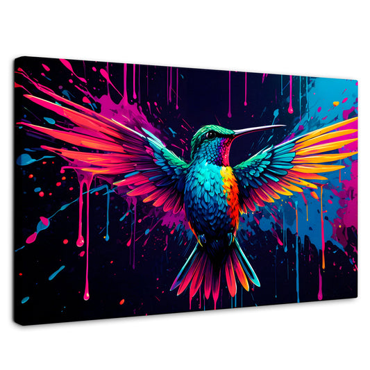 Cuadros Decorativos Canvas Revolution | Colibri Cromatico | Rectangular | Portada | Marco SinMarco