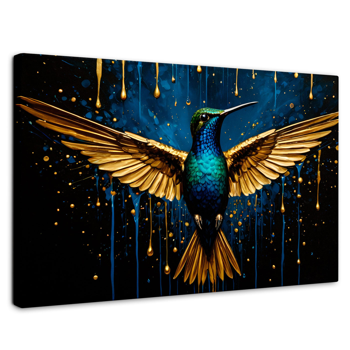 Cuadros Decorativos Canvas Revolution | Colibri Destellos | Rectangular | Portada | Marco SinMarco