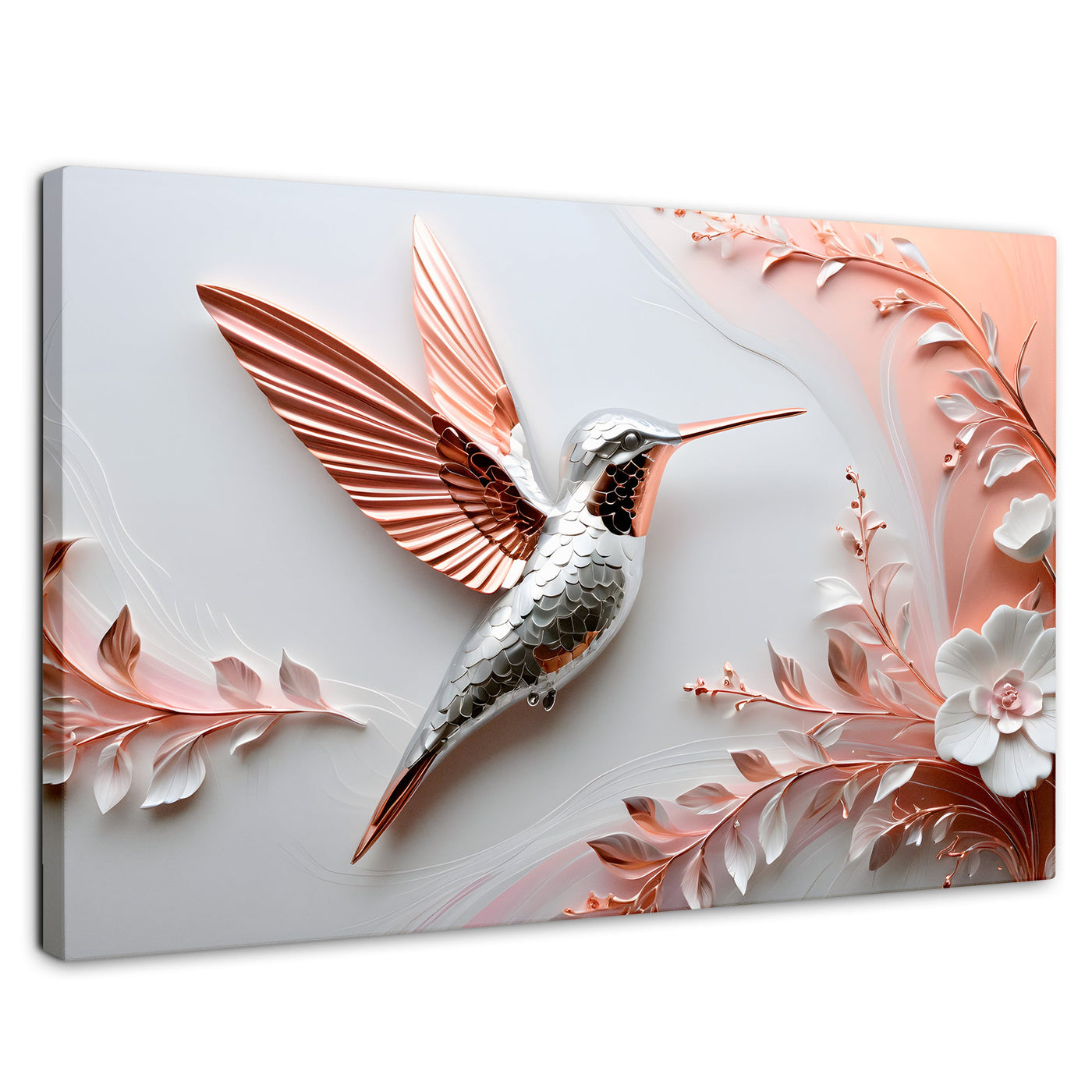 Cuadros Decorativos Canvas Revolution | Colibri Diamante | Rectangular | Portada | Marco SinMarco