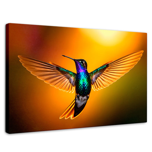 Cuadros Decorativos Canvas Revolution | Colibri Encantado | Rectangular | Portada | Marco SinMarco
