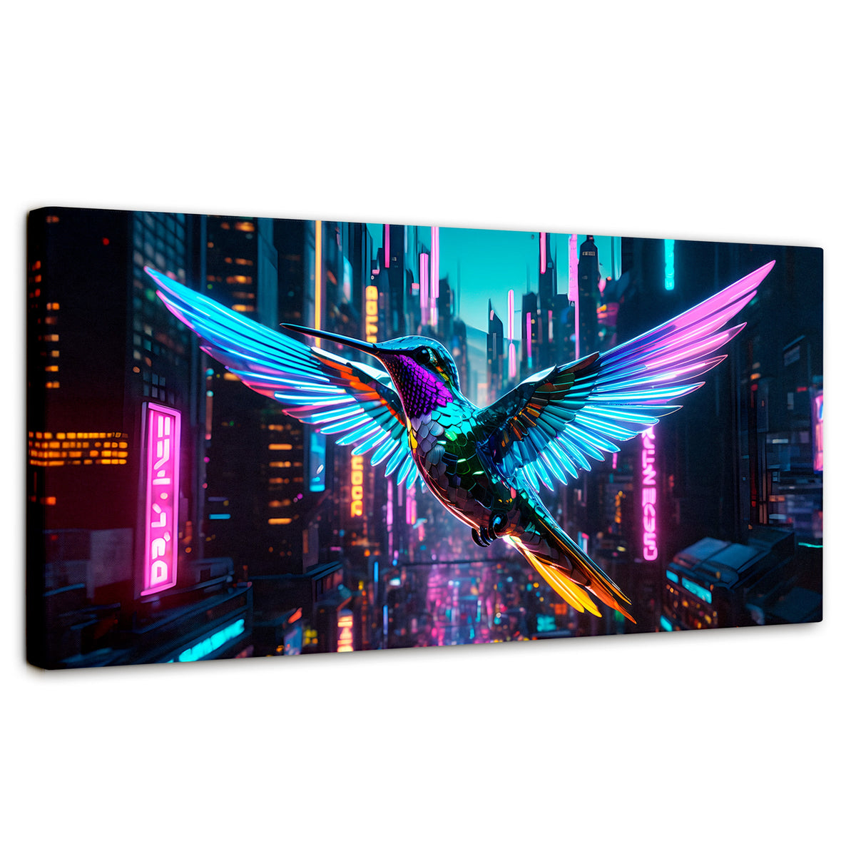 Cuadros Decorativos Canvas Revolution | Colibri Estelar | Panoramico | Portada | Marco SinMarco