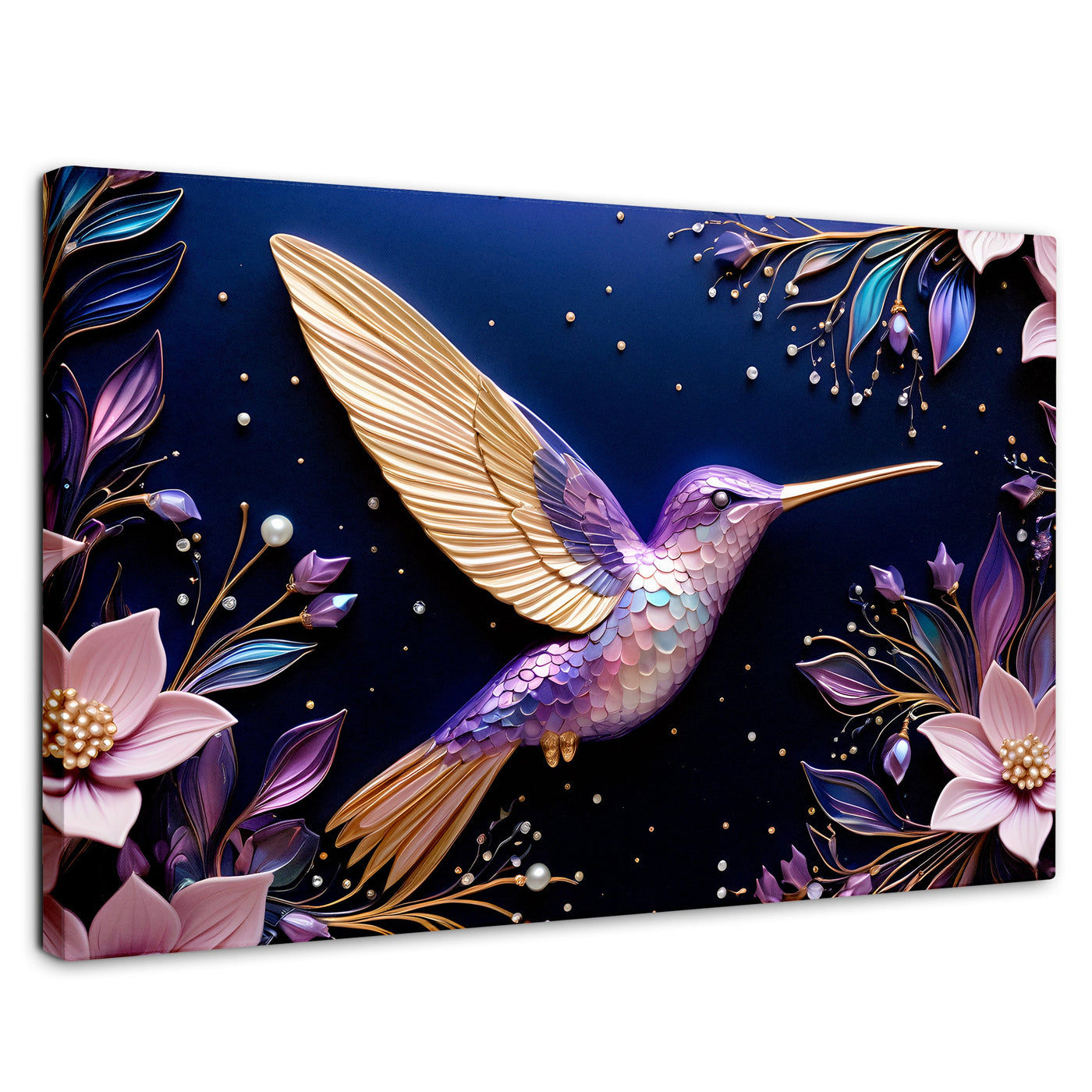 Cuadros Decorativos Canvas Revolution | Colibri Eterno | Rectangular | Portada | Marco SinMarco