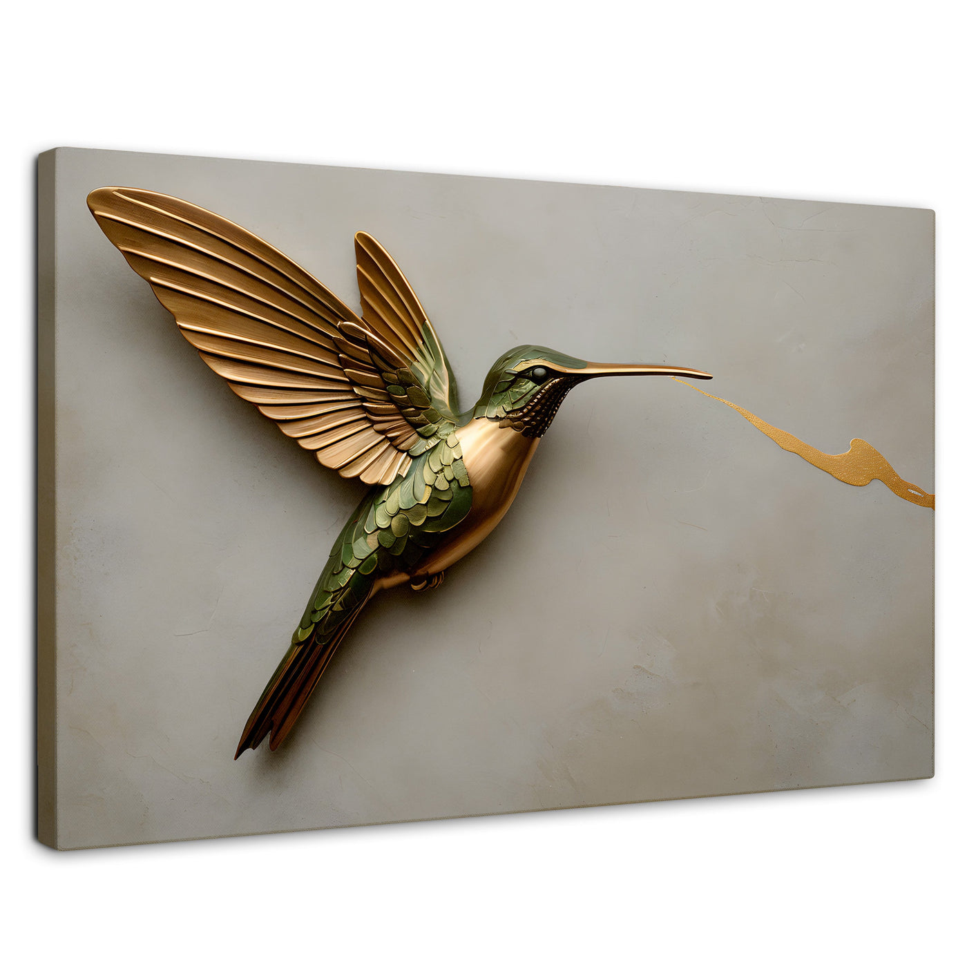 Cuadros Decorativos Canvas Revolution | Colibri Fuerza Luz | Rectangular | Portada | Marco SinMarco