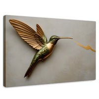 Cuadros Decorativos Canvas Revolution | Colibri Fuerza Luz | Rectangular | Portada | Marco SinMarco