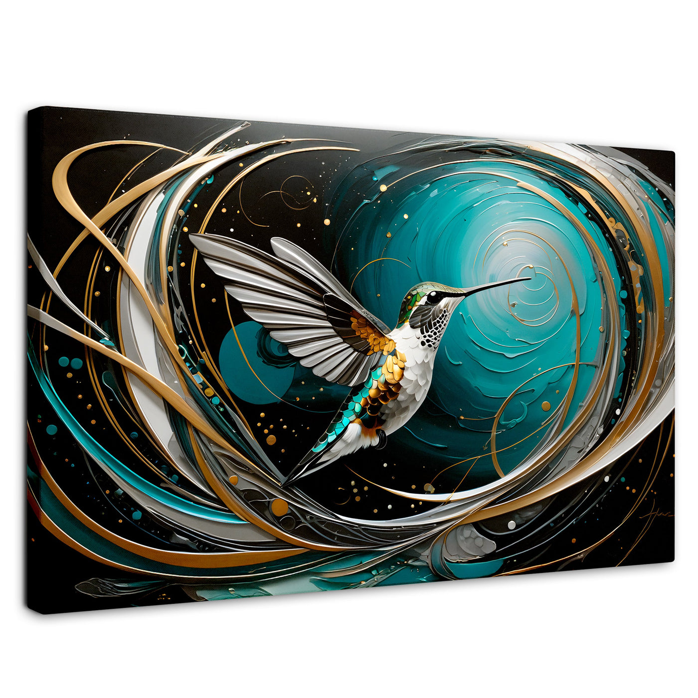 Cuadros Decorativos Canvas Revolution | Colibri Motion | Rectangular | Portada