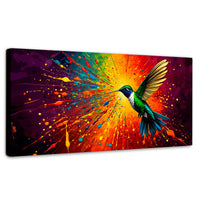 Cuadros Decorativos Canvas Revolution | Colibri Radiante | Panoramico | Portada | Marco SinMarco