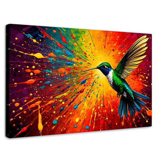 Cuadros Decorativos Canvas Revolution | Colibri Radiante | Rectangular | Portada | Marco SinMarco