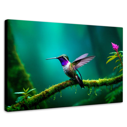 Cuadros Decorativos Canvas Revolution | Colibri Selvatico | Rectangular | Portada | Marco SinMarco