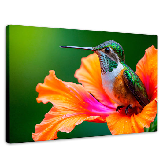 Cuadros Decorativos Canvas Revolution | Colibri Serenidad | Rectangular | Portada | Marco SinMarco