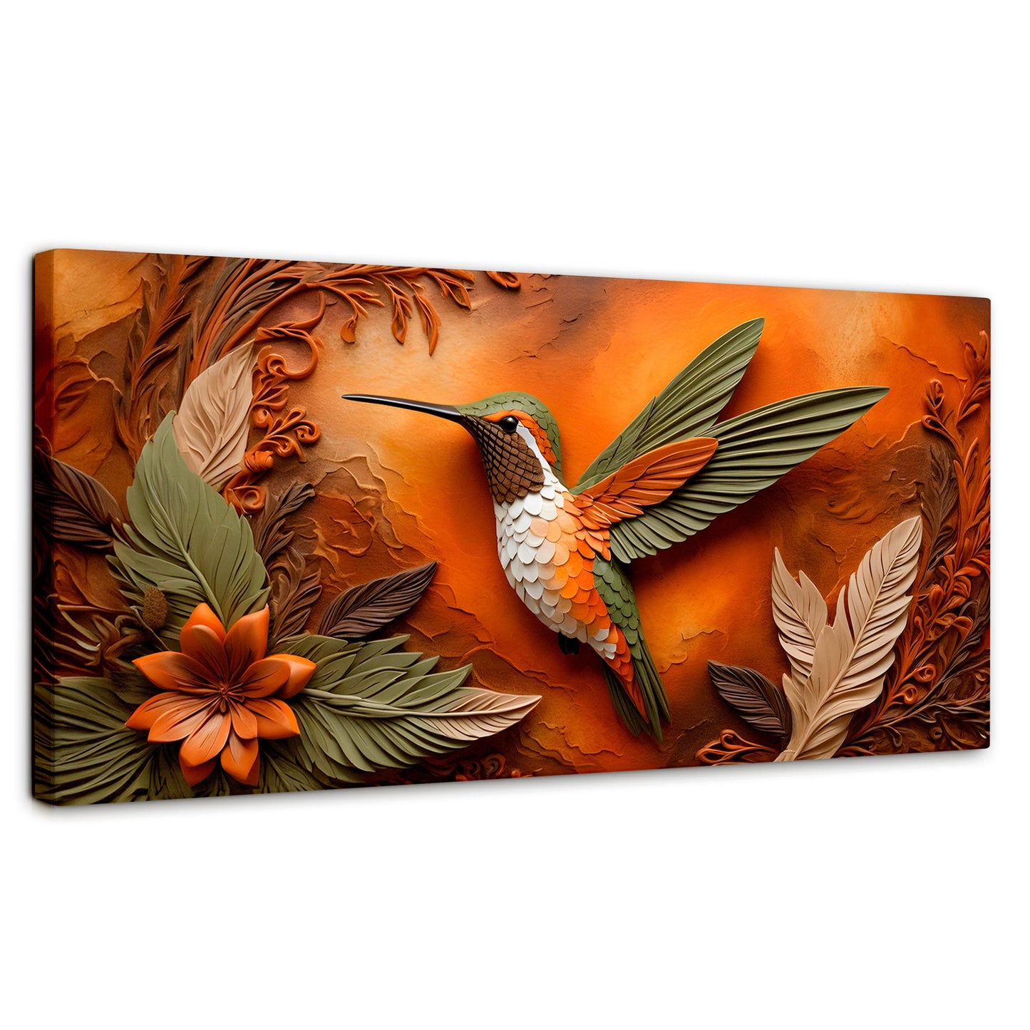Cuadros Decorativos Canvas Revolution | Colibri Sublime | Panoramico | Portada | Marco SinMarco