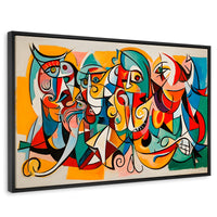 Cuadros Decorativos Canvas Revolution | Colorido Cubismo | Rectangular | Portada