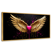 Cuadros Decorativos Canvas Revolution | Corazon Divino | Panoramico | Portada | Marco Madera