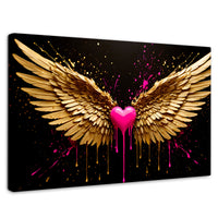 Cuadros Decorativos Canvas Revolution | Corazon Divino | Rectangular | Portada | Marco SinMarco