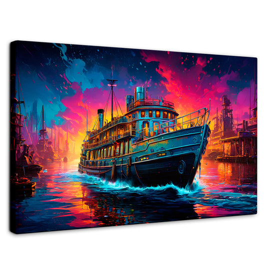 Cuadros Decorativos Canvas Revolution | Crepusculo Acuatico | Rectangular | Portada | Marco SinMarco