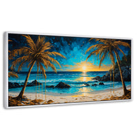 Cuadros Decorativos Canvas Revolution | Crepusculo Tropical | Panoramico | Portada