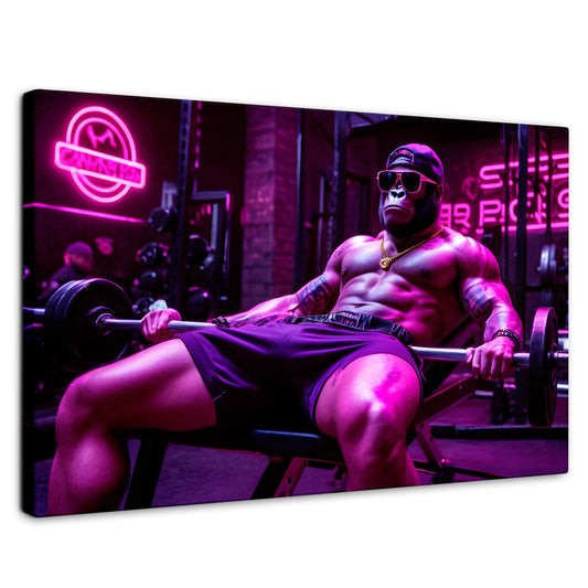 Cuadros Decorativos Canvas Revolution | Culturista Gorila | Rectangular | Portada