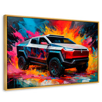 Cuadros Decorativos Canvas Revolution | Cyber Colors Truck | Rectangular | Portada