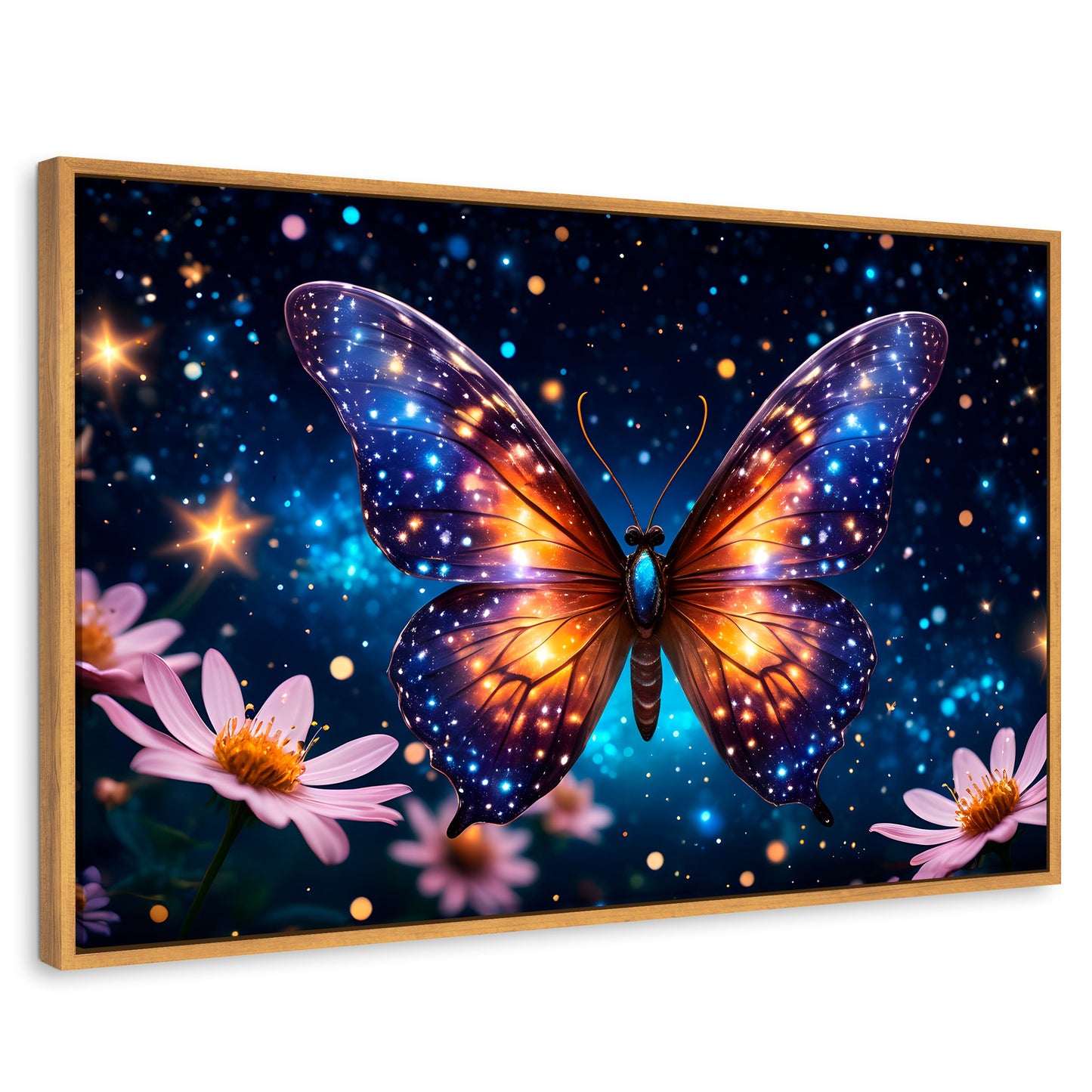 Cuadros Decorativos Canvas Revolution | Danza Brillante | Rectangular | Portada | Marco Madera