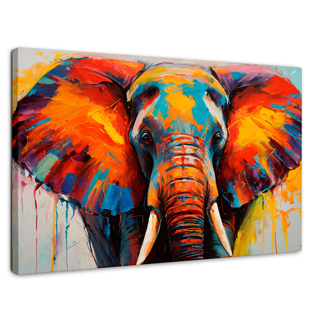 Cuadros Decorativos Canvas Revolution | Elefante Marfil | Rectangular | Portada