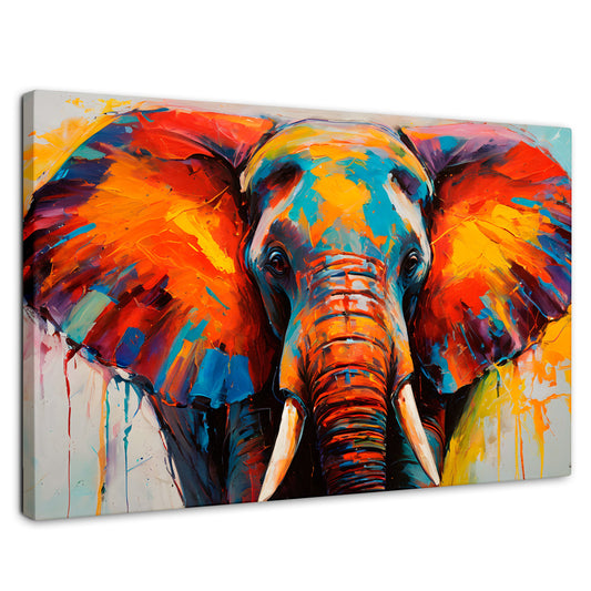 Cuadros Decorativos Canvas Revolution | Elefante Marfil | Rectangular | Portada