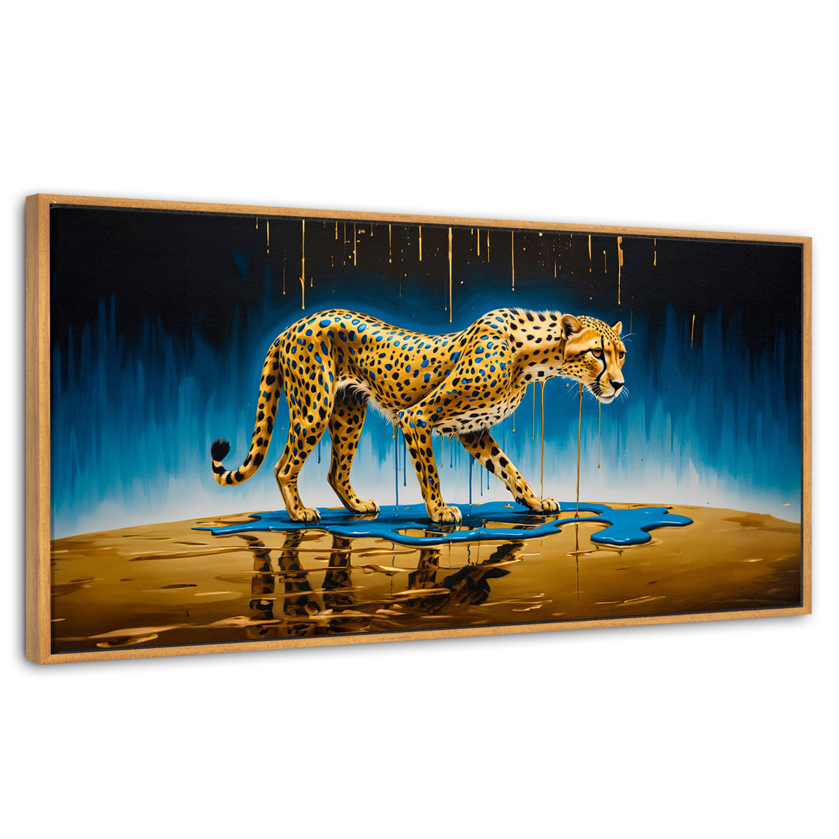 Cuadros Decorativos Canvas Revolution | Elegancia Felina | Panoramico | Portada