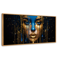 Cuadros Decorativos Canvas Revolution | Elegancia Liquida | Panoramico | Portada | Marco Madera